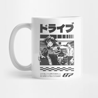 F1 Anime Manga Cover Graphic Mug